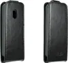 Two views of a black flip phone case on a white background. Náhľad obrázku produktu