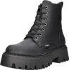 Buffalo Aspen Zip Schnürstiefel Schwarz Produktbild-Vorschau 10