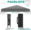 LZQ Pop-Up Pavillon 3x3 m Faltpavillon für Garten & Produktbild-Vorschau 7