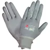 A pair of gray work gloves on a white background. Anteprima dell’immagine prodotto