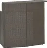 vidaXL 3-tlg. Gartenbar-Set mit Kissen Poly Rattan Braun Produktbild-Vorschau 7