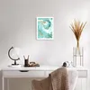 Poster - Poster ohne Rahmen - Abstraktion blau Wasser Produktbild-Vorschau 5