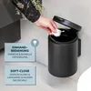 bremermann runder Wand-Kosmetikeimer mit Bambusdeckel 3 Produktbild-Vorschau 5