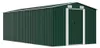 vidaXL Casetta da giardino 257x489x181 cm in metallo verde Anteprima dell’immagine prodotto 3