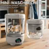 Tragbare Waschmaschine faltbar,1,6L,6000mAh Akku,Type-C,3 Produktbild-Vorschau 3