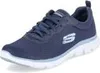A single blue athletic shoe is shown against a white background. Voir les images du produit