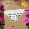 Mr. & Mrs. Panda Glückwunschkarte Spruch 50. Hochzeitstag Produktbild-Vorschau 3
