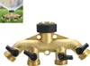 4-Wege Wasserverteiler 3/4 Zoll – Messing Produktbild-Vorschau 3