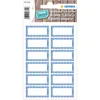 HERMA 3742 Haushalts-Etiketten Blaue Bordre(S) Anteprima dell’immagine prodotto 3