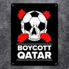 Boycott Qatar Metallschild XXL in 28x38 cm mit Produktbild-Vorschau 2