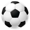 dekora - Essbare Fußball Fondantpapierscheibe Ø 15,5 cm - Produktbild-Vorschau 1