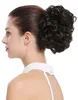 WIG ME UP Dutt Locken Volumen Zopf kurz Dunkelbraun Q0147-3 Produktbild-Vorschau 4