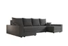 A dark gray U-shaped sectional sofa is shown against a white background. Náhled obrázku produktu
