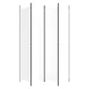 A white room divider with a black frame. Produktbild-Vorschau