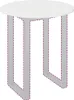 vidaXL Tischplatte Hochglanz-Weiß Ø 60 x 1,5 cm Produktbild-Vorschau 3