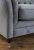 Chesterfield Couch Textil  Stoff Designer Sofa Möbel Edles Produktbild-Vorschau 6