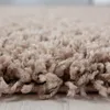 Teppich Wohnzimmer Hochflor Beige 240x340 Rechteck Unicolor Produktbild-Vorschau 4