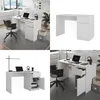 Stůl Vicco Ruben Bílá 120 x 55 cm se zásuvkou, Model 49262 Náhled obrázku produktu 8