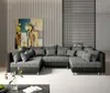 DELIFE Wohnlandschaft Clovis Schwarz Modularsofa Produktbild-Vorschau 2
