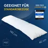 LILENO HOME Seitenschläferkissen 40x145 cm 1er Set MEDIUM Produktbild-Vorschau 2