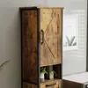 169 cm hoher Schrank – schmales Regal für das Badezimmer Produktbild-Vorschau 2