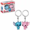 Funko Pop! Disney - Zestaw breloczków Stitch & Angel Pocket Anteprima dell’immagine prodotto 1