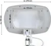 LED Lupenleuchte 3D mit Standfuss 80 LEDŽs ZD-142B Produktbild-Vorschau 3
