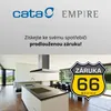 A modern kitchen interior with a sleek kitchen island and range hood. Voir les images du produit