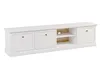 AX LIVING Buffet TV Levantos RTV - 206 cm de large, blanc Voir les images du produit 1