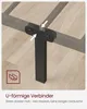 VASAGLE Bettgestell Metall 90x200 cm, robustes Kopfteil, Produktbild-Vorschau 5