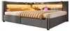 Polsterbett 140x200 cm Daybett mit LED & USB Typ-C Produktbild-Vorschau 11