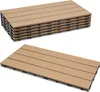 Jayseuw 60x30cm WPC Fliese Terrassenfliesen, 5qm  Produktbild-Vorschau 8