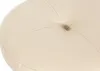 A close-up view of a cream-colored tufted seat cushion. Podgląd zdjęcia produktu