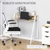 HOMCOM psací stůl, počítačový stůl, kancelářský stůl, Náhled obrázku produktu 5