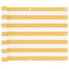 Schermo privacy per balcone Bianco e giallo 75x400 cm Anteprima dell’immagine prodotto 5