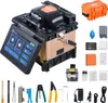 A collage of a fiber optic fusion splicer machine and its accessories, displayed on a white background. Anteprima dell’immagine prodotto