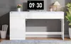 Bureau 120x50, met LED-verlichting, 2 lades, 1 deur, modern Productafbeelding-voorbeeld 17