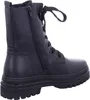 A black leather boot shown from the side. Produktbild-Vorschau