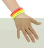 Neonfarbene Disco-Armbänder 80er Jahre, 4 Stück. Produktbild-Vorschau 5