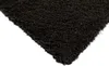 Teppich Hochflor Gemustert in Uni Design Schwarz Größe - Produktbild-Vorschau 1
