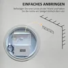 kleankin LED Badspiegel, Touch-Funktion, kein Beschlagen, Produktbild-Vorschau 9