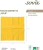 MANK Serviette in Gelb aus Tissue 3-lagig, 33 x 33 cm, 1/8 Produktbild-Vorschau 2