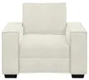 vidaXL Sessel Creme 100x78x84 cm Samt Produktbild-Vorschau 4