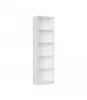 Bücherregal - Weiße Bibliothek 25x52x180h cm Produktbild-Vorschau 1
