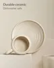 Cosumy 4er Cappuccino Tassen Set mit Untertassen Weiß – 200 Produktbild-Vorschau 5