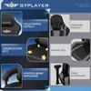 A collage of images and text highlighting the features of a gaming chair. Podgląd zdjęcia produktu