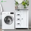VOUNOT® Armoire de salle de bain avec 4 tiroirs & 1 porte Voir les images du produit 2