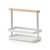 Metalowy przyprawnik z bambusową rączką, 24 x 10 x 20 cm Podgląd zdjęcia produktu 1