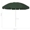 vidaXL Ombrellone verde 240 cm Anteprima dell’immagine prodotto 7