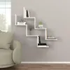 Skye Decor, Zig Zag - Blanc, étagère murale, blanc, 100 % Voir les images du produit 4